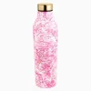 Tabletop^Lilly Pulitzer Stainless Steel Water Bottle Peony Pink Seaside Scene