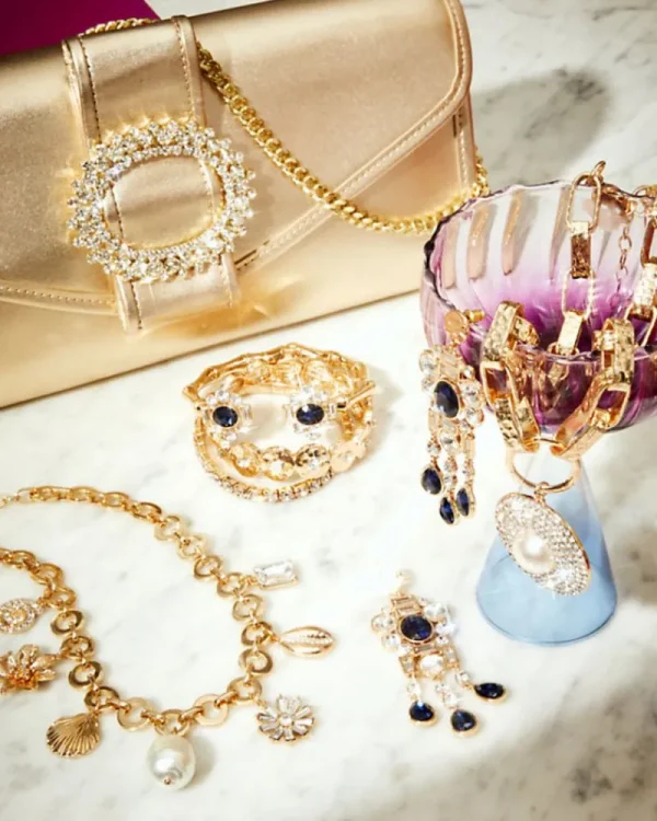 Jewelry^Lilly Pulitzer Stir It Up Bracelet Set Gold Metallic