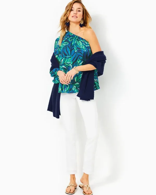 Sweaters & Cardigans^Lilly Pulitzer Take Me Away Cashmere Sweater Wrap True Navy