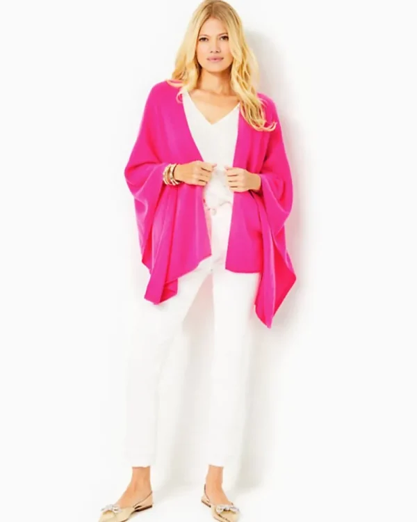 Scarves & Wraps^Lilly Pulitzer Terri Cashmere Wrap Pink Palms