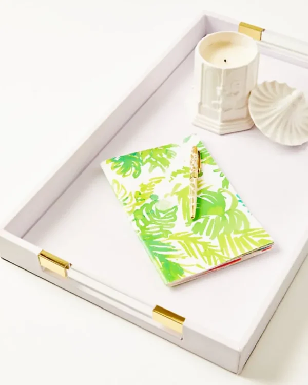 Home Decor^Lilly Pulitzer Textured Tray Resort White