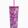 Tabletop^Lilly Pulitzer Tumbler With Straw Amarena Cherry Tropical With A Twist