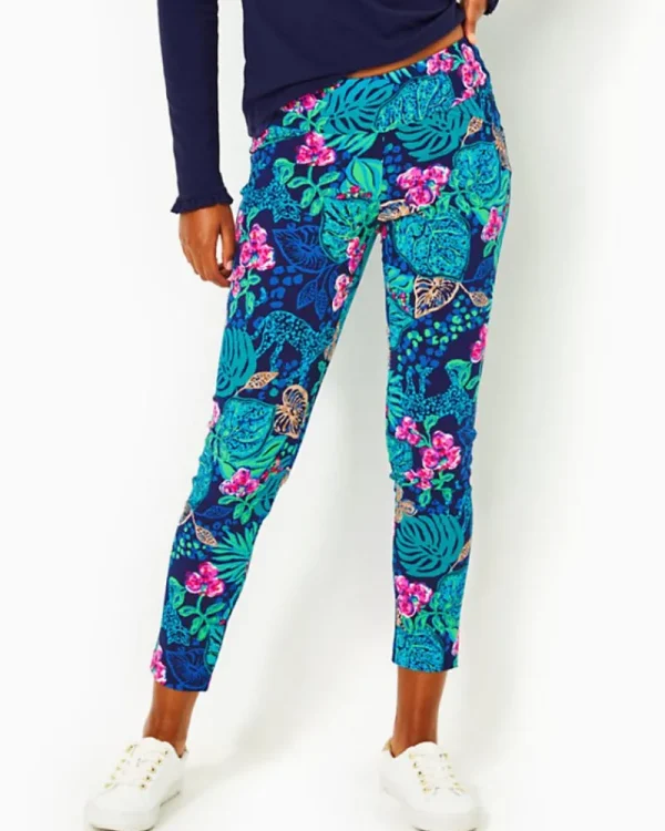 Activewear^Lilly Pulitzer Upf 50+ Luxletic 28" Corso Pant Low Tide Navy Life Of The Party Golf