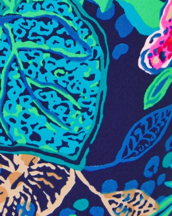 Activewear^Lilly Pulitzer Upf 50+ Luxletic 28" Corso Pant Low Tide Navy Life Of The Party Golf