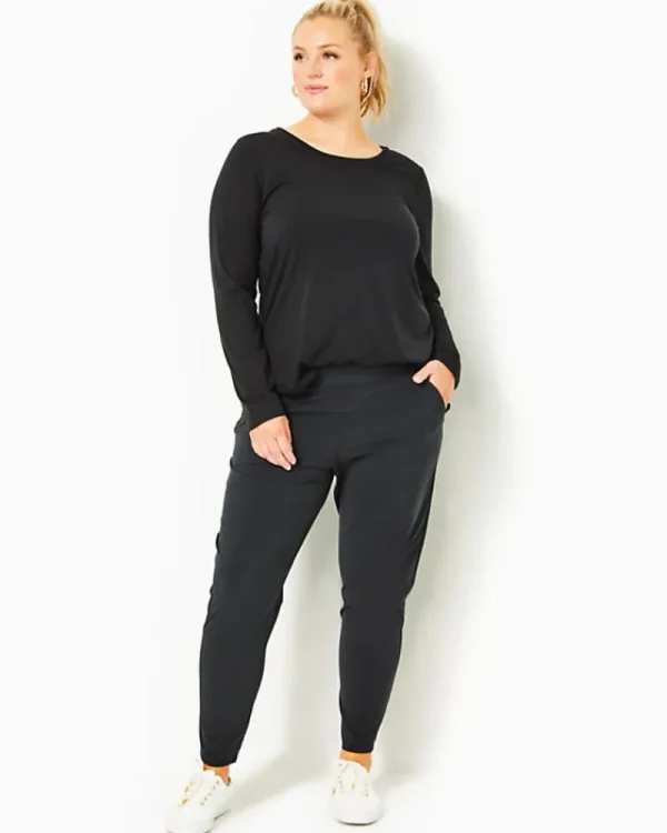 Loungewear^Lilly Pulitzer Upf 50+ Luxletic 28" Run Around Pant Onyx