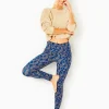 Loungewear^Lilly Pulitzer Upf 50+ Luxletic 26" South Beach High Rise Legging Low Tide Navy Easy To Spot