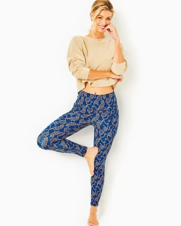 Loungewear^Lilly Pulitzer Upf 50+ Luxletic 26" South Beach High Rise Legging Low Tide Navy Easy To Spot