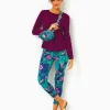 Loungewear^Lilly Pulitzer Upf 50+ Luxletic 24" Weekender High-Rise Midi Legging Low Tide Navy Life Of The Party