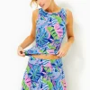 Activewear^Lilly Pulitzer Upf 50+ Luxletic Aila Skort Blue Grotto Beleaf In Yourself