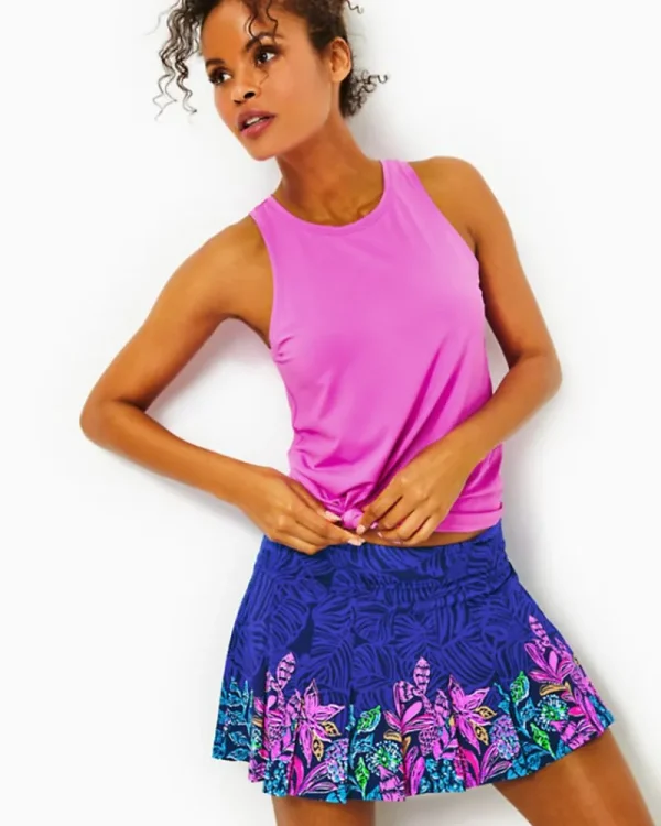 Activewear^Lilly Pulitzer Upf 50+ Luxletic Annora Skort Aegean Navy Calypso Coast Engineered Skort