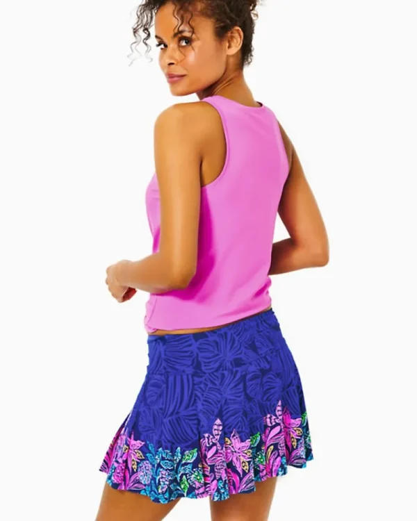 Activewear^Lilly Pulitzer Upf 50+ Luxletic Annora Skort Aegean Navy Calypso Coast Engineered Skort