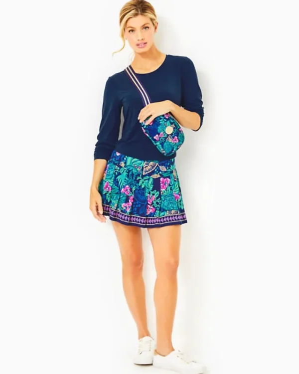 Activewear^Lilly Pulitzer Upf 50+ Luxletic Annora Skort Low Tide Navy Life Of The Party Engineered Skort