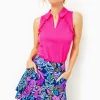 Activewear^Lilly Pulitzer Upf 50+ Luxletic Bessie Golf Skort Aegean Navy Calypso Coast