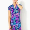 Activewear^Lilly Pulitzer Upf 50+ Luxletic Caicos Dress Aegean Navy Calypso Coast