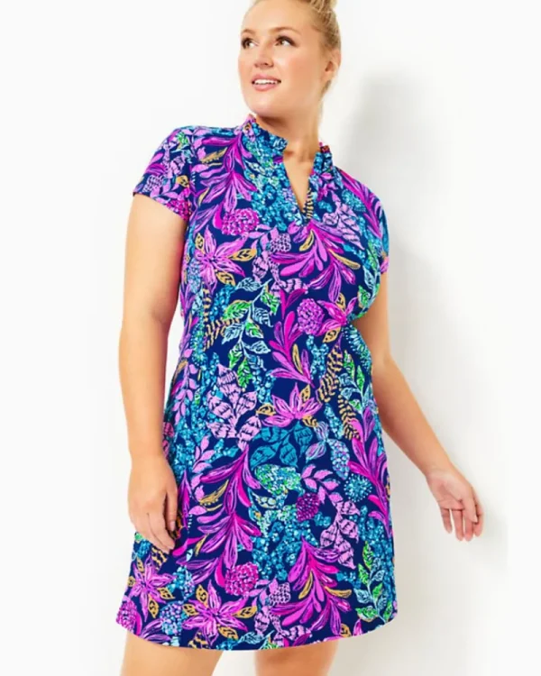 Activewear^Lilly Pulitzer Upf 50+ Luxletic Caicos Dress Aegean Navy Calypso Coast