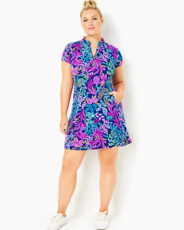 Activewear^Lilly Pulitzer Upf 50+ Luxletic Caicos Dress Aegean Navy Calypso Coast