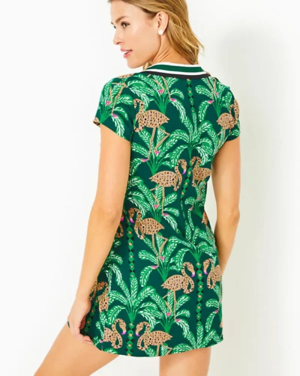 Activewear^Lilly Pulitzer Upf 50+ Luxletic Cayo Costa Dress Evergreen Stir It Up Engineered