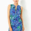 Activewear^Lilly Pulitzer Upf 50+ Luxletic Colada Dress Abaco Blue In Turtle Awe