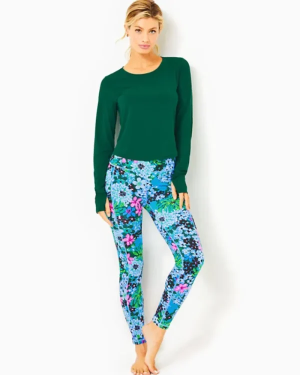Activewear^Lilly Pulitzer Upf 50+ Luxletic Emerie Active Tee Evergreen