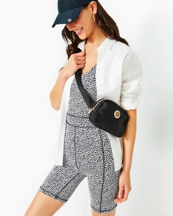 Loungewear^Lilly Pulitzer Upf 50+ Luxletic Everetta Jumpsuit Onyx Twisted Up Active Jacquard