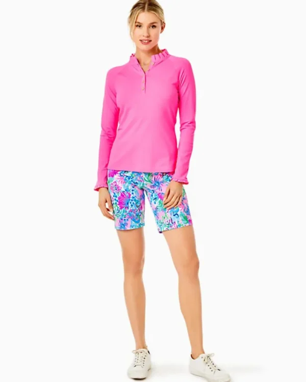 Activewear^Lilly Pulitzer Upf 50+ Luxletic Hutton Polo Pink Isle