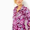 Loungewear^Lilly Pulitzer Upf 50+ Luxletic Justine Pullover Amarena Cherry Tropical With A Twist