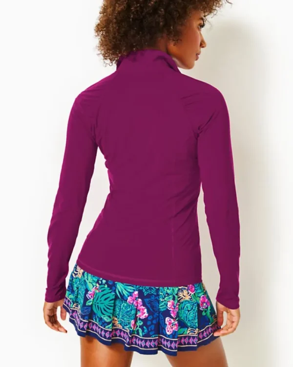 Activewear^Lilly Pulitzer Upf 50+ Luxletic Justine Pullover Mulberry