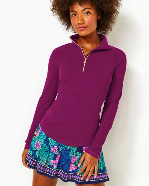 Activewear^Lilly Pulitzer Upf 50+ Luxletic Justine Pullover Mulberry