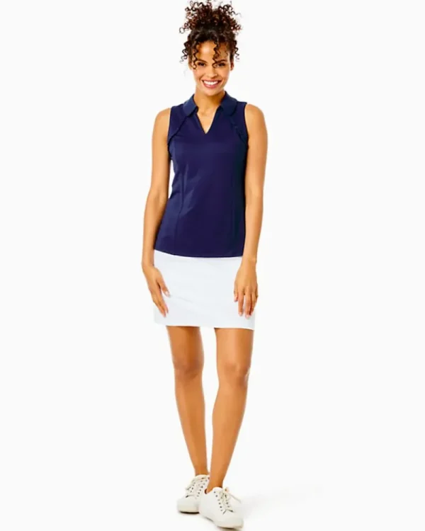 Activewear^Lilly Pulitzer Upf 50+ Luxletic Martina Polo Top True Navy