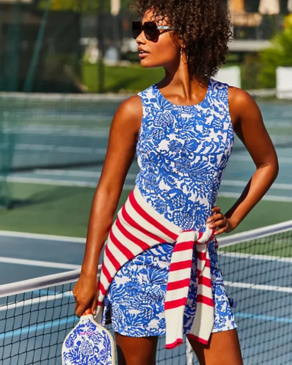 Activewear^Lilly Pulitzer Upf 50+ Luxletic Mela Active Dress Deeper Coconut Ride With Me