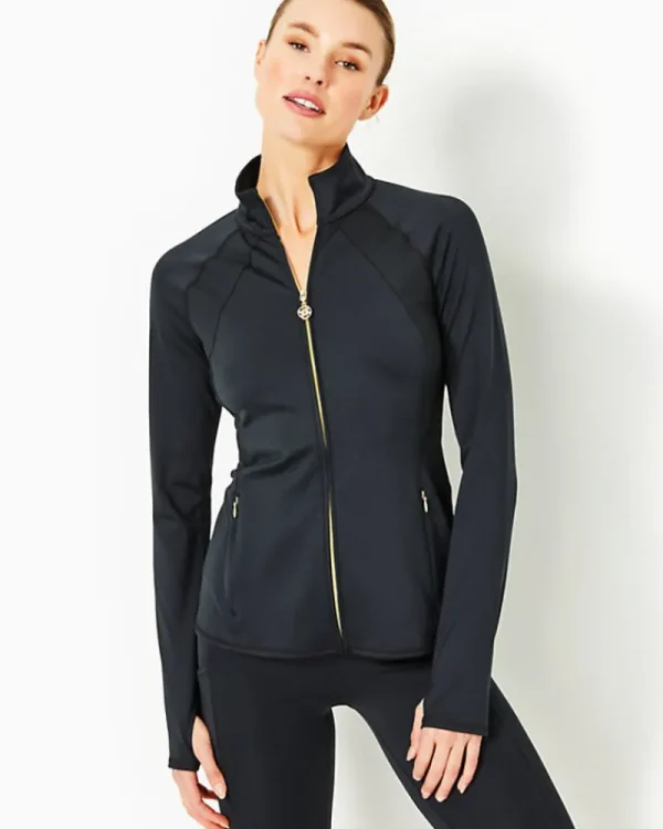 Activewear^Lilly Pulitzer Upf 50+ Luxletic Tennison Jacket Onyx