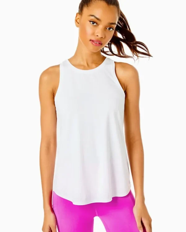 Activewear^Lilly Pulitzer Upf 50+ Luxletic Westley Tank Top Resort White