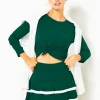 Activewear^Lilly Pulitzer Upf 50+ Luxletic Zela Skort Evergreen X Resort White