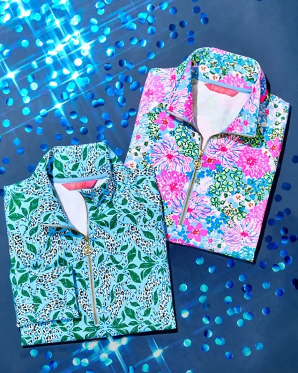 Loungewear^Lilly Pulitzer Upf 50+ Melena Popover Multi Lil Soiree All Day