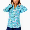 Outerwear^Lilly Pulitzer Upf 50+ Skipper Popover Bali Blue Lilly Loves Cape Cod