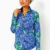 Loungewear^Lilly Pulitzer Upf 50+ Skipper Popover Abaco Blue In Turtle Awe