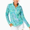 Outerwear^Lilly Pulitzer Upf 50+ Skipper Popover Surf Blue Lilly Loves South Carolina