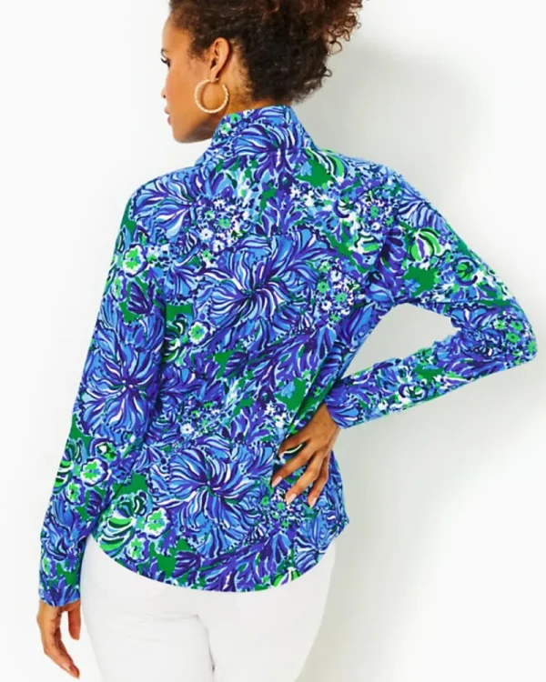 Loungewear^Lilly Pulitzer Upf 50+ Skipper Popover Abaco Blue In Turtle Awe