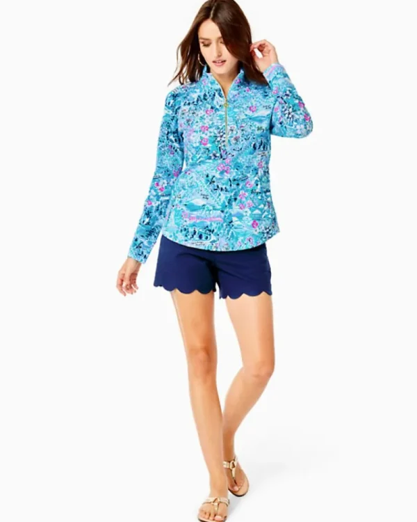 Outerwear^Lilly Pulitzer Upf 50+ Skipper Popover Blue Peri Lilly Loves North Carolina