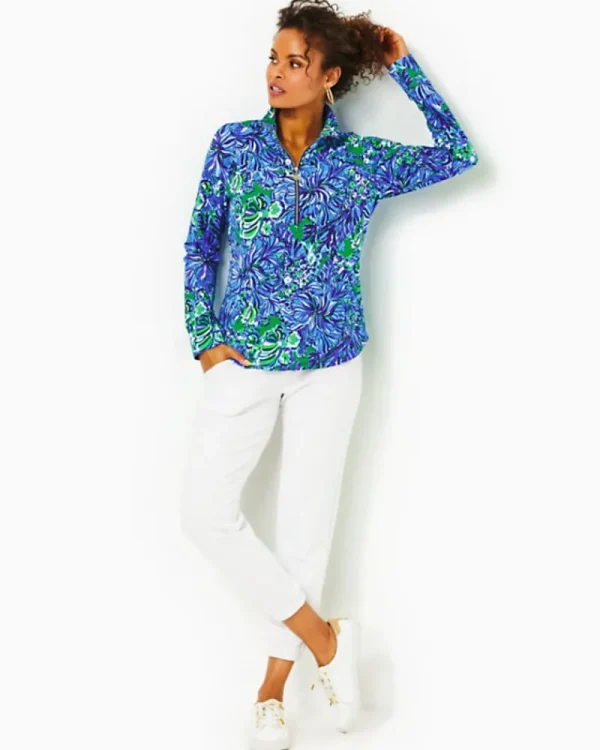 Loungewear^Lilly Pulitzer Upf 50+ Skipper Popover Abaco Blue In Turtle Awe