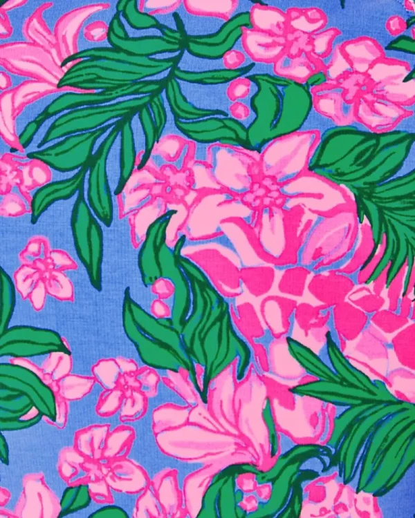 Loungewear^Lilly Pulitzer Upf 50+ Skipper Popover Cerise Pink Safari Sunset