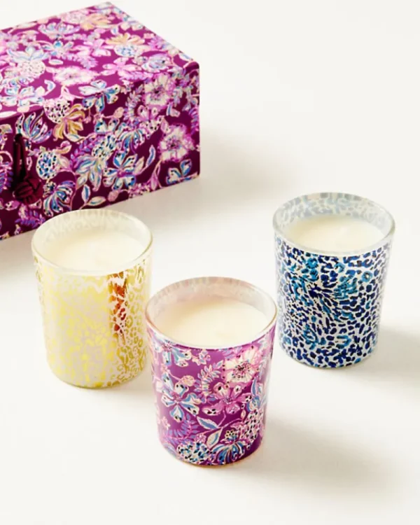 Home Decor^Lilly Pulitzer Votive Candle Set Multi