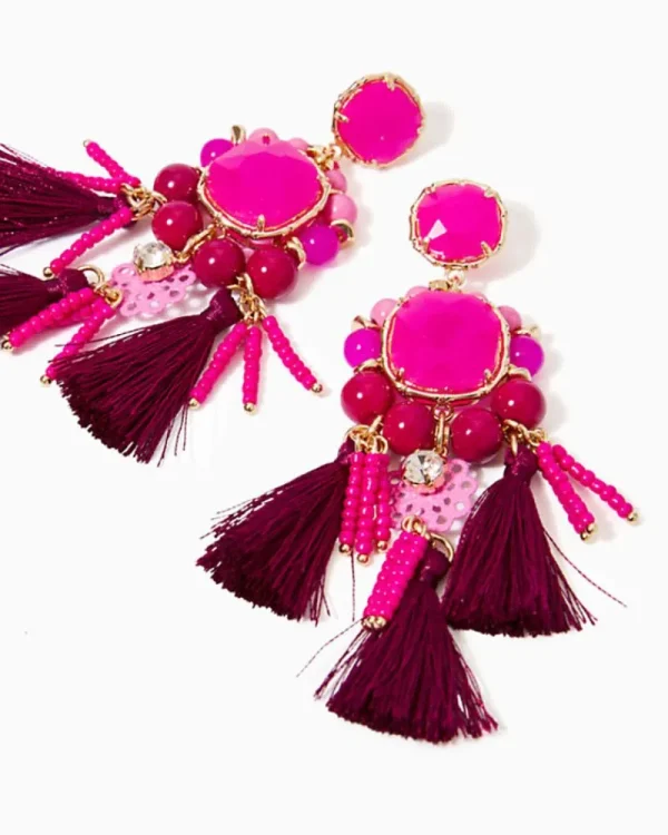 Jewelry^Lilly Pulitzer Waterside Earrings Amarena Cherry