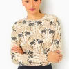 Loungewear^Lilly Pulitzer Zelek Cotton Pullover Deeper Coconut Lil Stir It Up